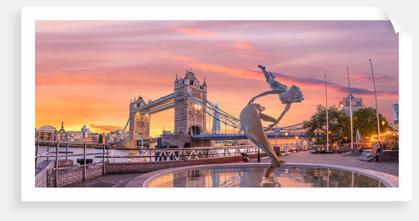 Tower Bridge at sunset by Assaf Frank